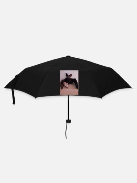 Night Wing Bat and Mouse - Umbrella (small) - black