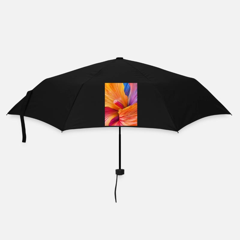 Abstrait Pétale 3 - Parapluie standard - noir