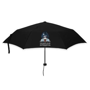 KrakenCaptain Dark Collection - Regenschirm (klein) - Schwarz - Vorne