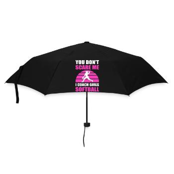 Softball Softball Players - Umbrella (small) - black - Front