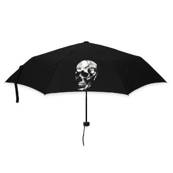 Skull - Regenschirm (klein) - Schwarz - Vorne