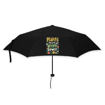 PLANTS MY KIND OF GREEN POWER - Umbrella (small) - black - Front