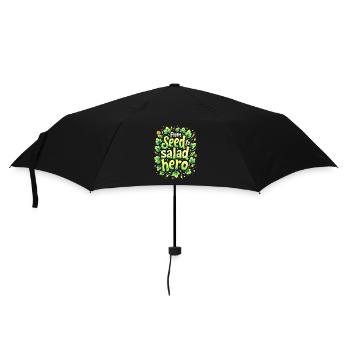 VOM SAMEN ZUM SALATHELDEN - Regenschirm (klein) - Schwarz - Vorne