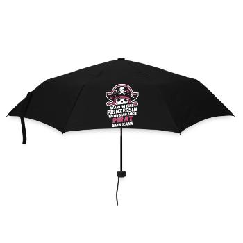 Pirate Carnival Carnival Costume Disguise - Umbrella (small) - black - Front