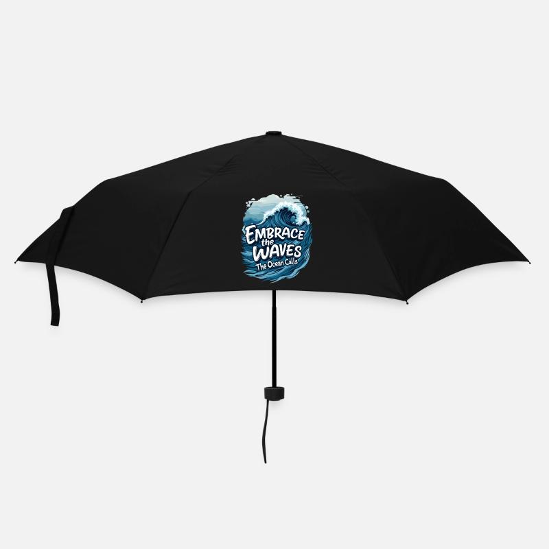 OZEAN - Regenschirm (klein) - Schwarz