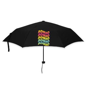 Adrio wave effect t-shirt gift idea - Umbrella (small) - black - Front