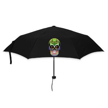 Skull 7 - Umbrella (small) - black - Front