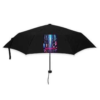 Ville cyberpunk futuriste - NEOTOKYO - Parapluie standard - noir - Devant