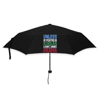 Drôle de dicton pour les fans de K-pop - Parapluie standard - noir - Devant