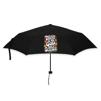 Atheismus Atheist Anti-Religion Agnostiker - Regenschirm (klein) - Schwarz - Vorne