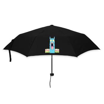 Cry Horse - Regenschirm (klein) - Schwarz - Vorne