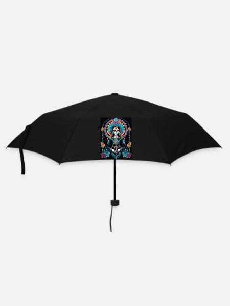 LA CATRINA DELUXE - Regenschirm (klein) - Schwarz