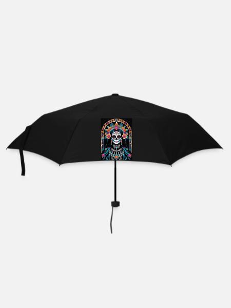 LA CATRINA DELUXE - Regenschirm (klein) - Schwarz