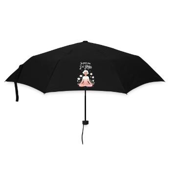 Je peux pas j'ai yoga - Parapluie standard - noir - Devant