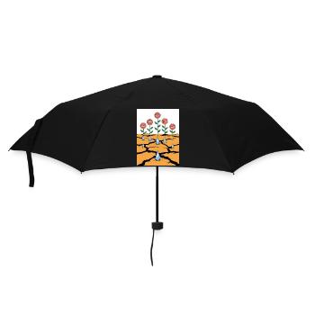 La force jaillit de l’adversité – Resilience Art - Parapluie standard - noir - Devant