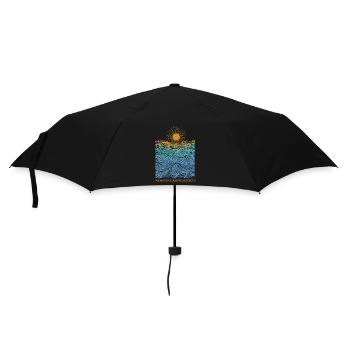 Always chasing sunsets - Umbrella (small) - black - Front