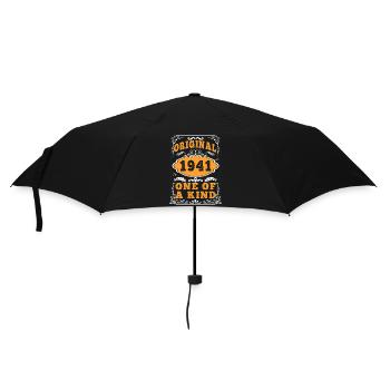 Vintage Né(e) en 1941 made in 1941 84 ans. Art_20 - Parapluie standard - noir - Devant