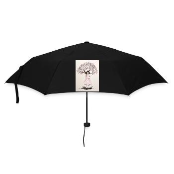 Petal Kissed Memories - Umbrella (small) - black - Front