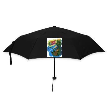 Eat sleep repeat - Parapluie standard - noir - Devant
