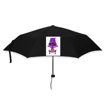 Ungeheuer - Regenschirm (klein) - Schwarz - Vorne