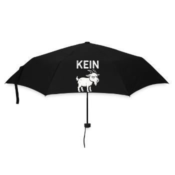 Lustiger Spruch Witzig Kein Bock Geschenkidee - Regenschirm (klein) - Schwarz - Vorne