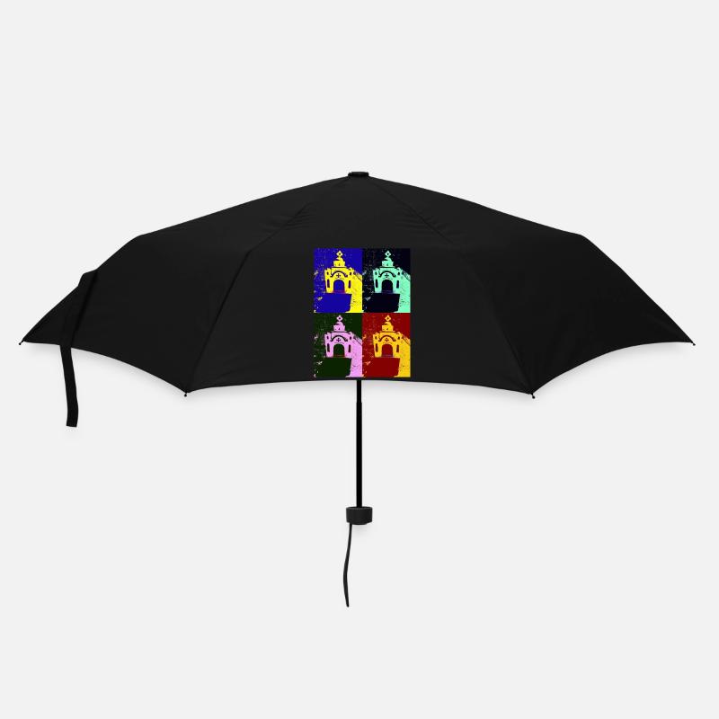 Pop art Grèce - Parapluie standard - noir