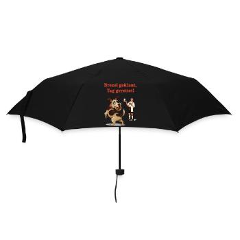Bretzel volé, journée sauvée ! - Parapluie standard - noir - Devant