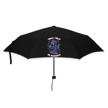 Dark Cute Unicorn - Trick or Treat or Darkness - Umbrella (small) - black - Front