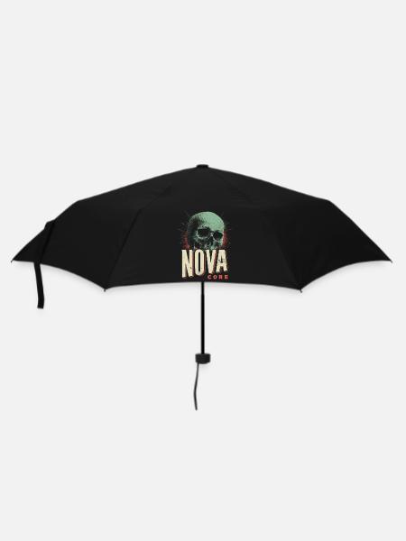 Nova Core Schädel - Regenschirm (klein) - Schwarz