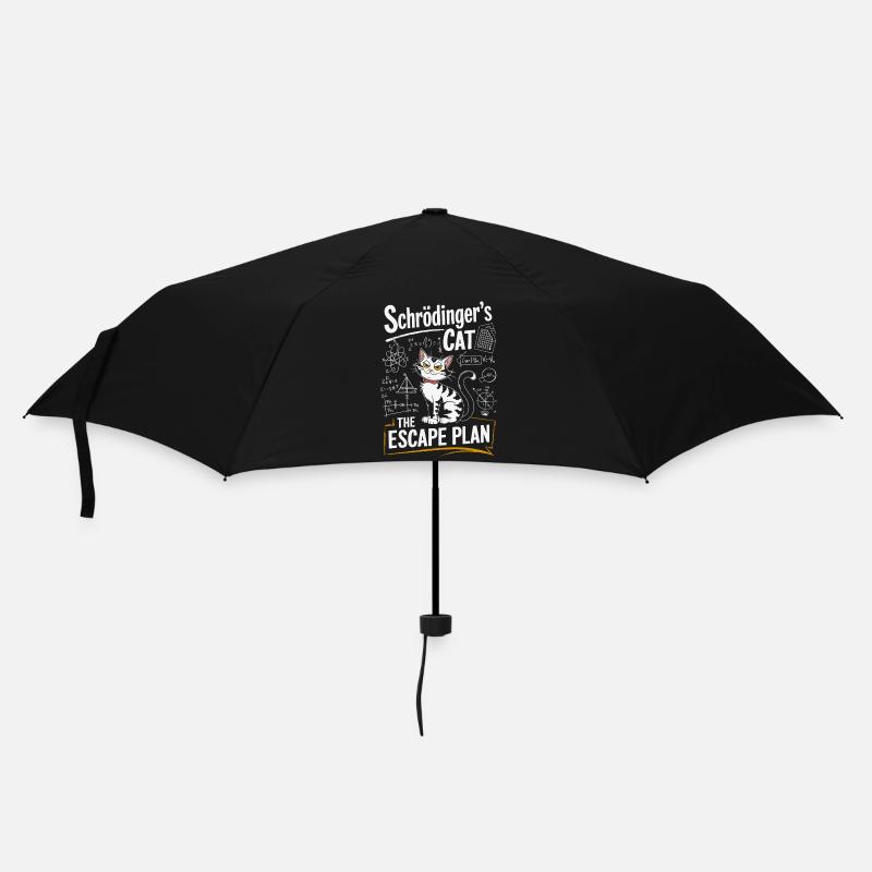 Chat Schrödinger : le plan d’évasion - Parapluie standard - noir