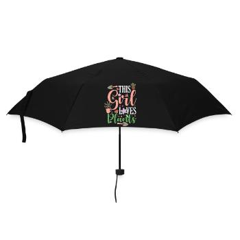 Garten- Und Pflanzenliebhaber Geschenke - Regenschirm (klein) - Schwarz - Vorne