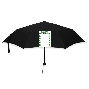 New Year's Resolutions New Year's Eve New Year Shamrocks - Umbrella (small) - black - Front