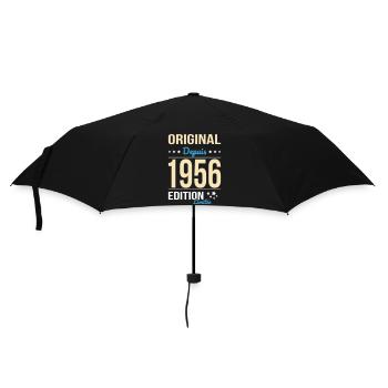 Original seit 1956 – 70-jähriges Jubiläum - Regenschirm (klein) - Schwarz - Vorne