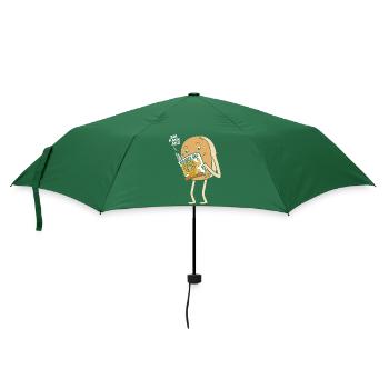 crêpe - Parapluie standard - vert bouteille - Devant