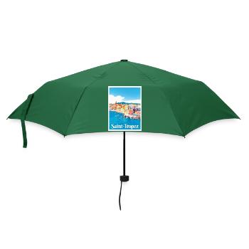 Saint-Tropez Côte d'Azur - Regenschirm (klein) - Flaschengrün - Vorne