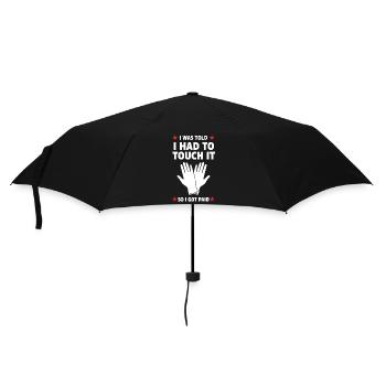 Humour_Infirmier_Laboratoire_Gants_Protection_P - Umbrella (small) - black - Front
