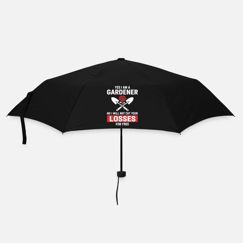 Gardener Humor - Umbrella (small) - black