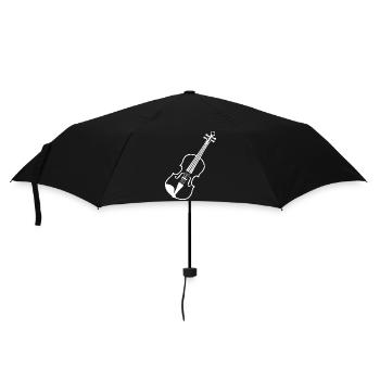 Violin Violin Music Gift - Umbrella (small) - black - Front