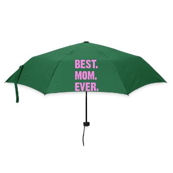 Beste Mama aller Zeiten Muttertag - Regenschirm (klein) - Flaschengrün - Vorne