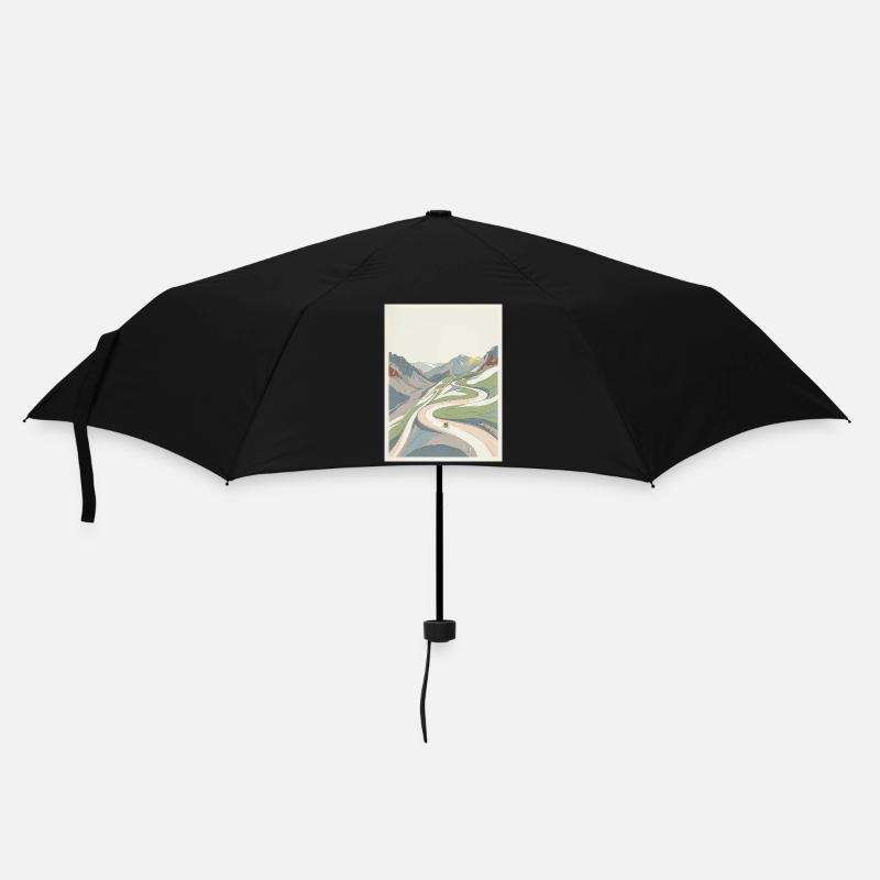 Alpe d’Huez — Mémoire cycliste - Parapluie standard - noir