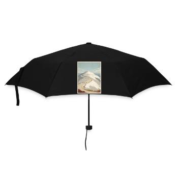 Ventoux Summit Road — Cycling Memory - Umbrella (small) - black - Front