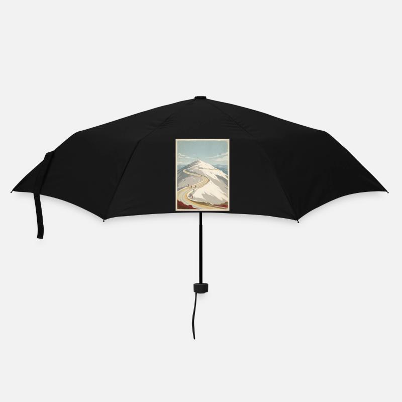 Ventoux Summit Road — Souvenir du cyclisme - Parapluie standard - noir