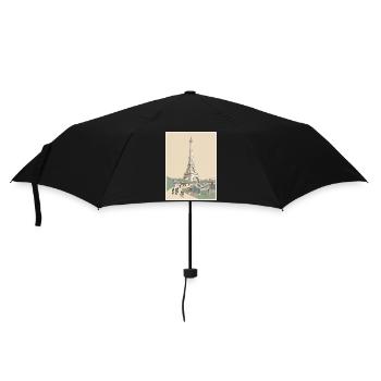 Paris Ride — Souvenir du cyclisme - Parapluie standard - noir - Devant