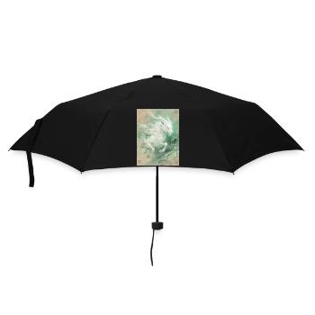 Bai Ze : Le Messager de la Sagesse Divine - Parapluie standard - noir - Devant