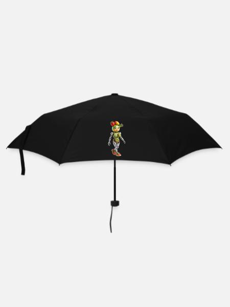 Kiwi Bot Fruit Parade - Umbrella (small) - black