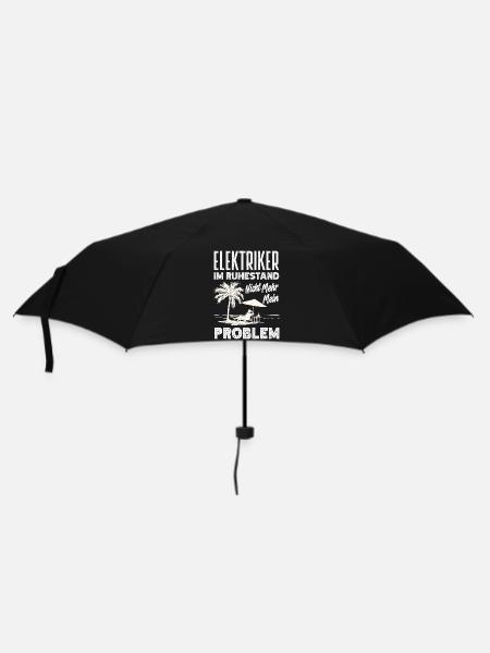 Elektriker Im Ruhestand - Regenschirm (klein) - Schwarz