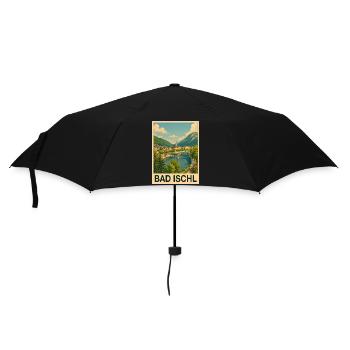 Bad Ischl, Austria - Umbrella (small) - black - Front