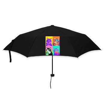 Cats American Bobtail Cat - Umbrella (small) - black - Front