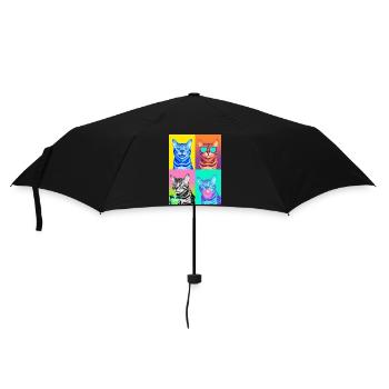 Cats Bengal Cat - Umbrella (small) - black - Front