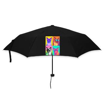 Cats Burma Cat - Umbrella (small) - black - Front